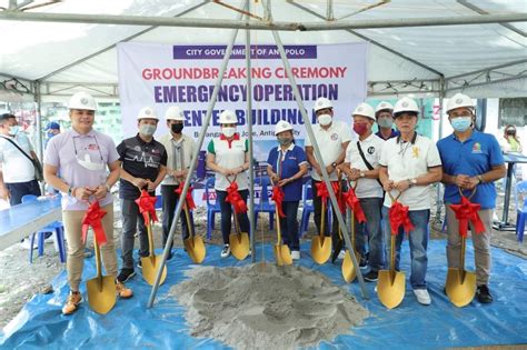Antipolo local execs lead groundbreaking for Emergency .